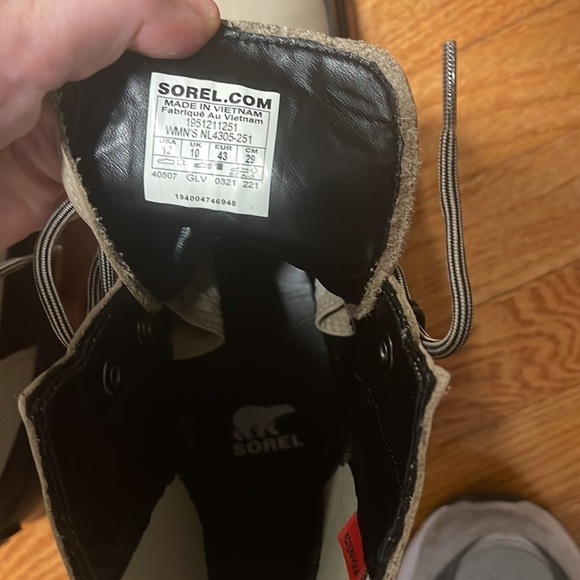 Sorel Brex Lace-Up Boots Sandy Tan / Black Rare Free People Color - Picture 11 of 11